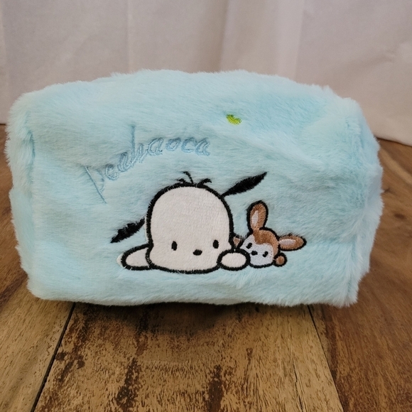 Sanrio Pochacco Baby Blue Embroidered Makeup Bag - Picture 10 of 16